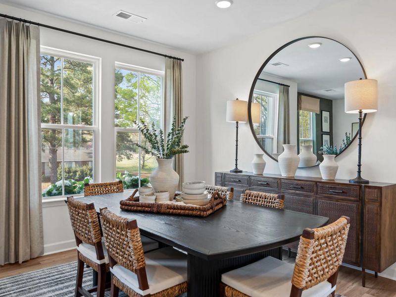 Furnished interior in a model home at Camden Park in Knightdale (Image 22).