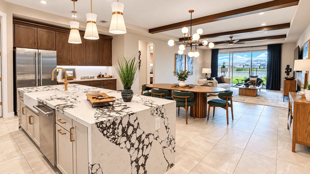 Furnished interior in a model home at Silver Cross in Florence (Image 6). Furnished interior in a model home at Silver Cross in Florence (Image 6).