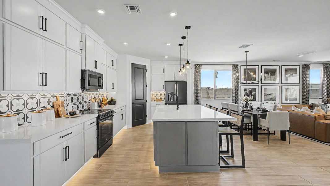 Furnished interior in a model home at Apache Farms in Buckeye (Image 15).