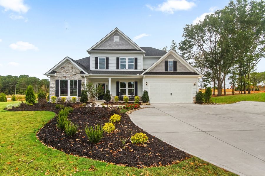 Front exterior of a home in the Parkers Summit community, located in Greer, SC (Image 2).