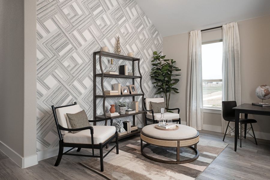 Furnished interior in a model home at Bridgewater in Midlothian (Image 8).