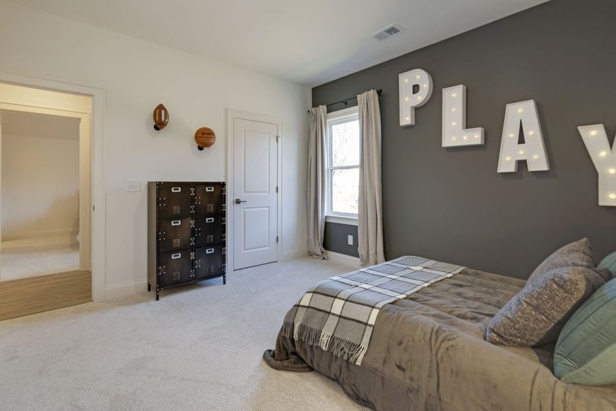 Furnished interior in a model home at Station Hill in Franklin (Image 11).