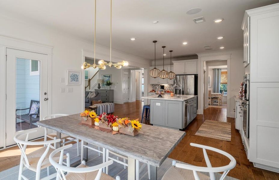 Furnished interior in a model home at Landings at Sweetwater in Charleston (Image 21). Furnished interior in a model home at Landings at Sweetwater in Charleston (Image 21).