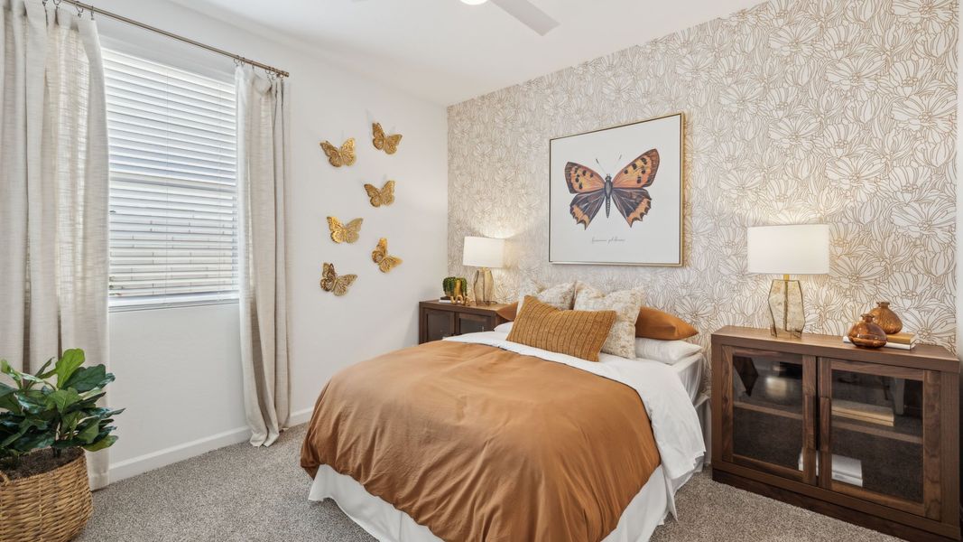 Furnished interior in a model home at Remington in Buckeye (Image 31).