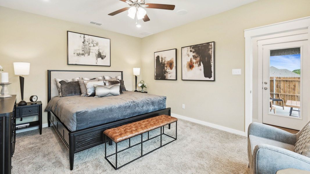 Furnished interior in a model home at Morningside in Josephine (Image 21).