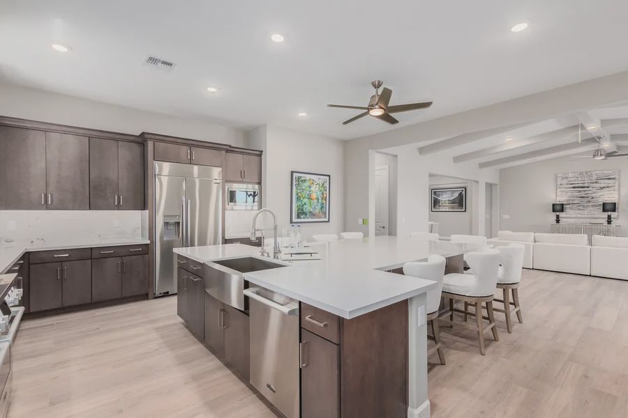 Furnished interior in a model home at Bellero Estates in Queen Creek (Image 34).