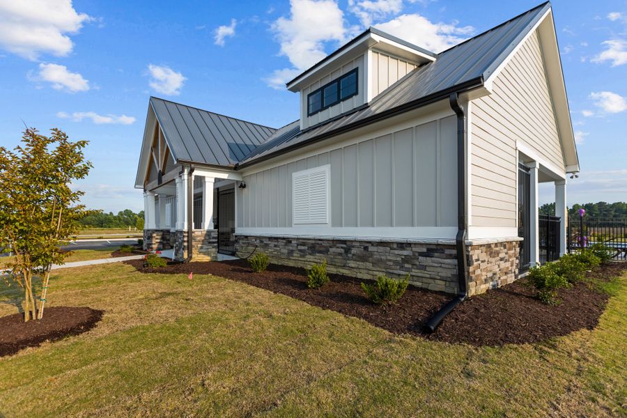 Front exterior of a home in the Eli's Ridge community, located in Winterville, NC (Image 8).