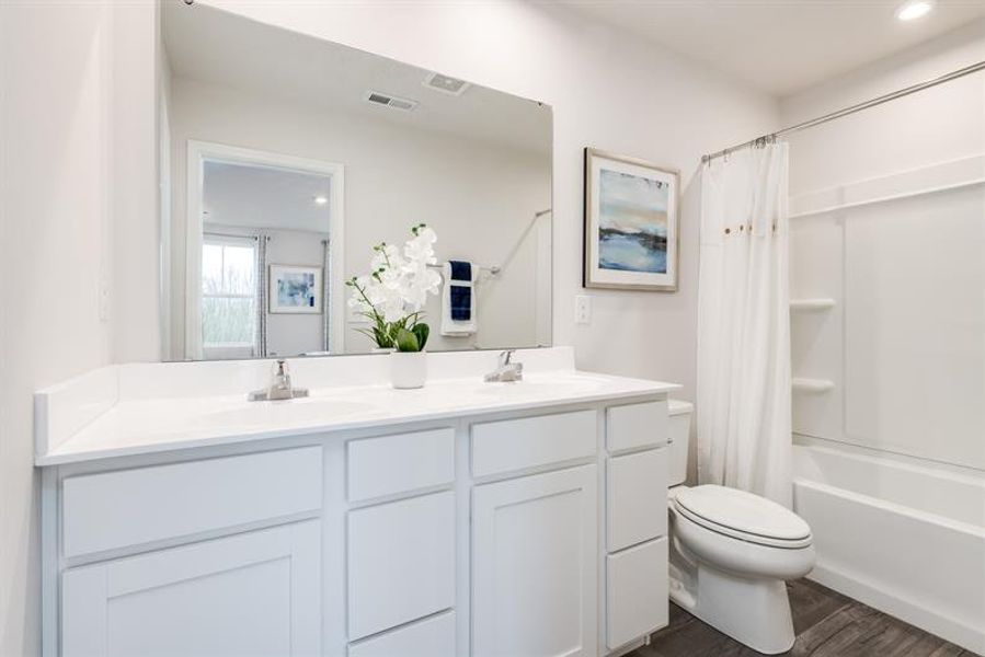 Furnished interior in a model home at Partridge Village in Lillington (Image 12).