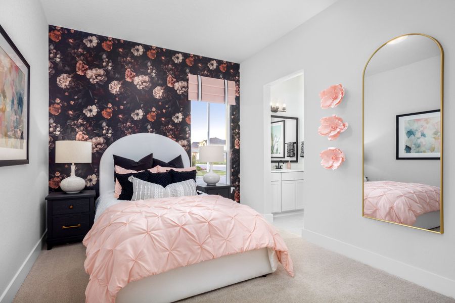Furnished interior in a model home at Megan's Landing in Castroville (Image 20).