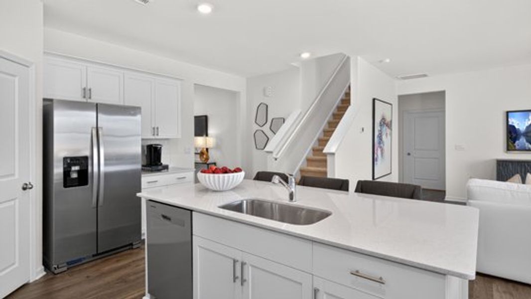 Furnished interior in a model home at Olive Branch in Clayton (Image 31).