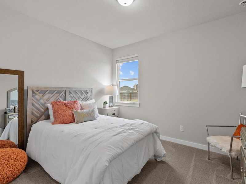 Furnished interior in a model home at Hannah Heights in Seguin (Image 18).