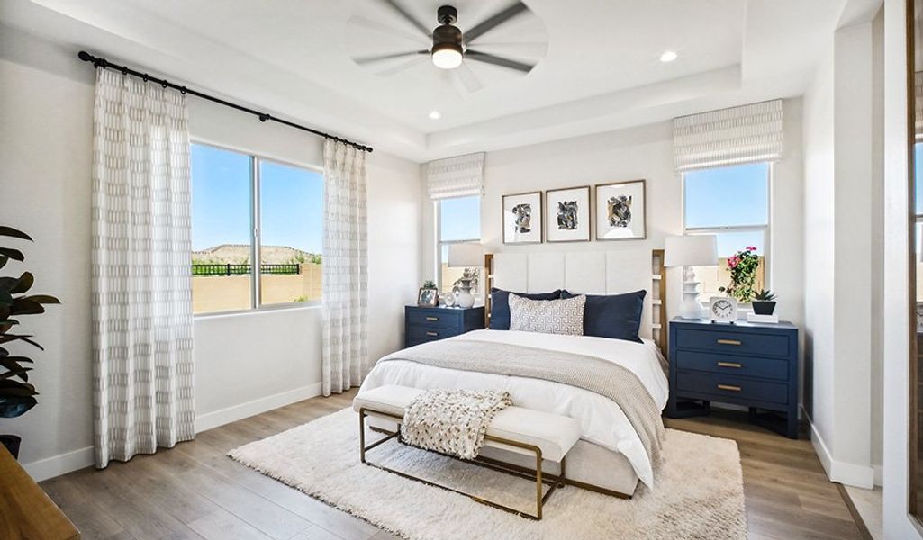 Furnished interior in a model home at Rye Manor in Parrish (Image 16).