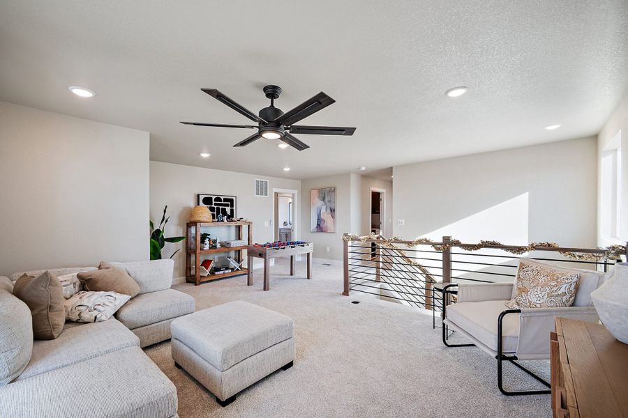 Furnished interior in a model home at Aspen Meadows-4 in Colorado Springs (Image 22).