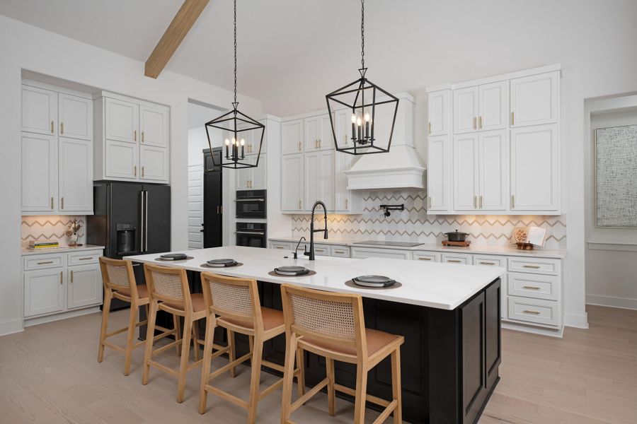 Furnished interior in a model home at Waldsanger in New Braunfels (Image 8).