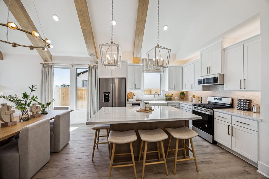 Furnished interior in a model home at Candela South - 40' in Richmond (Image 11).