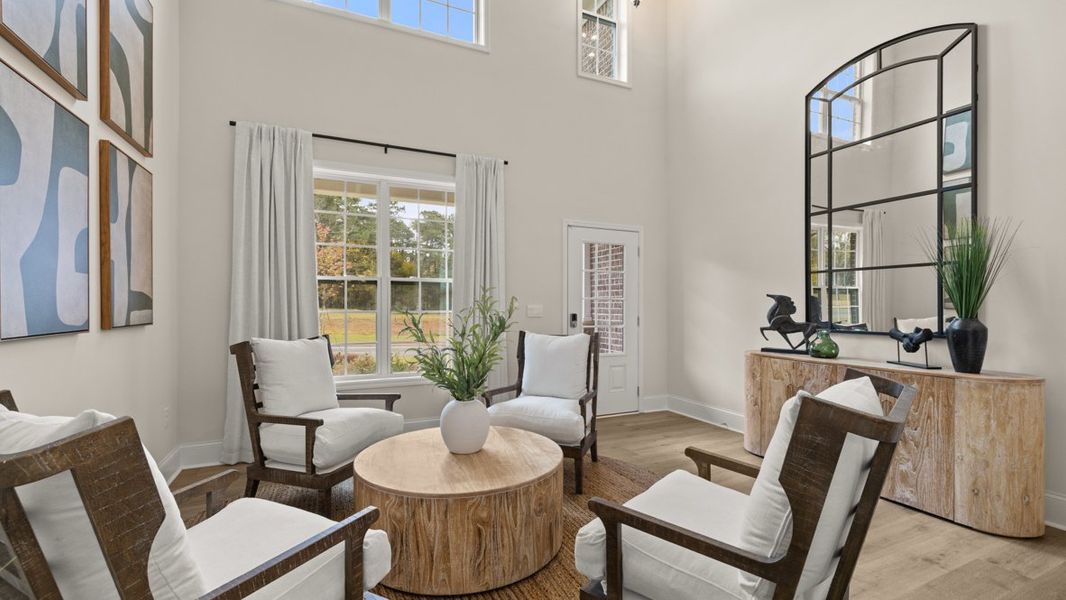 Furnished interior in a model home at Haven Abbey in Cumming (Image 9).