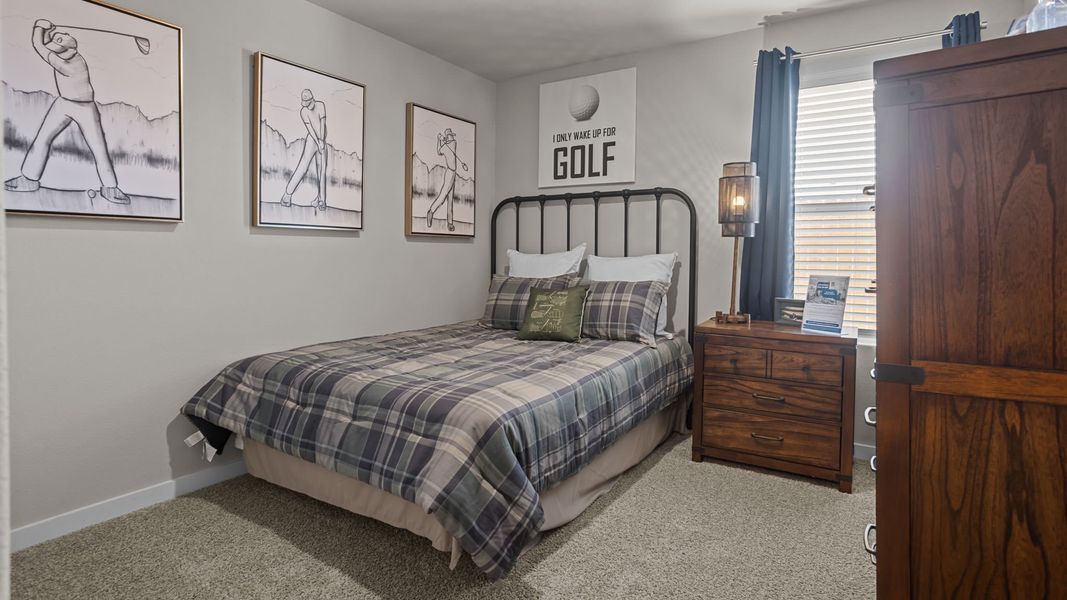 Furnished interior in a model home at Hampton Hills in Abilene (Image 18).