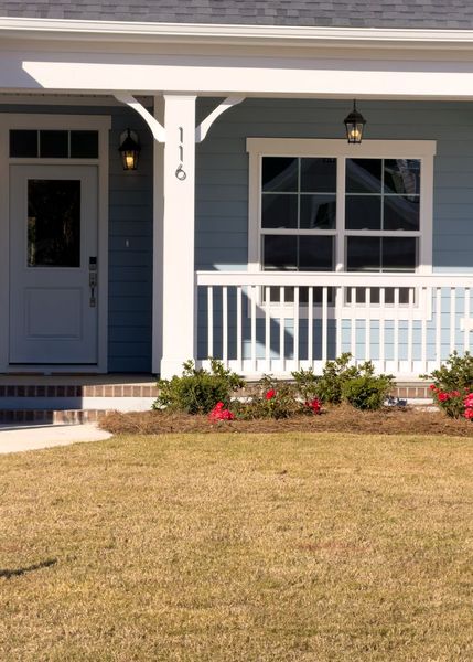 Exterior details of a home in Riverside Cove, Wilmington (Image 28). Exterior details of a home in Riverside Cove, Wilmington (Image 28).