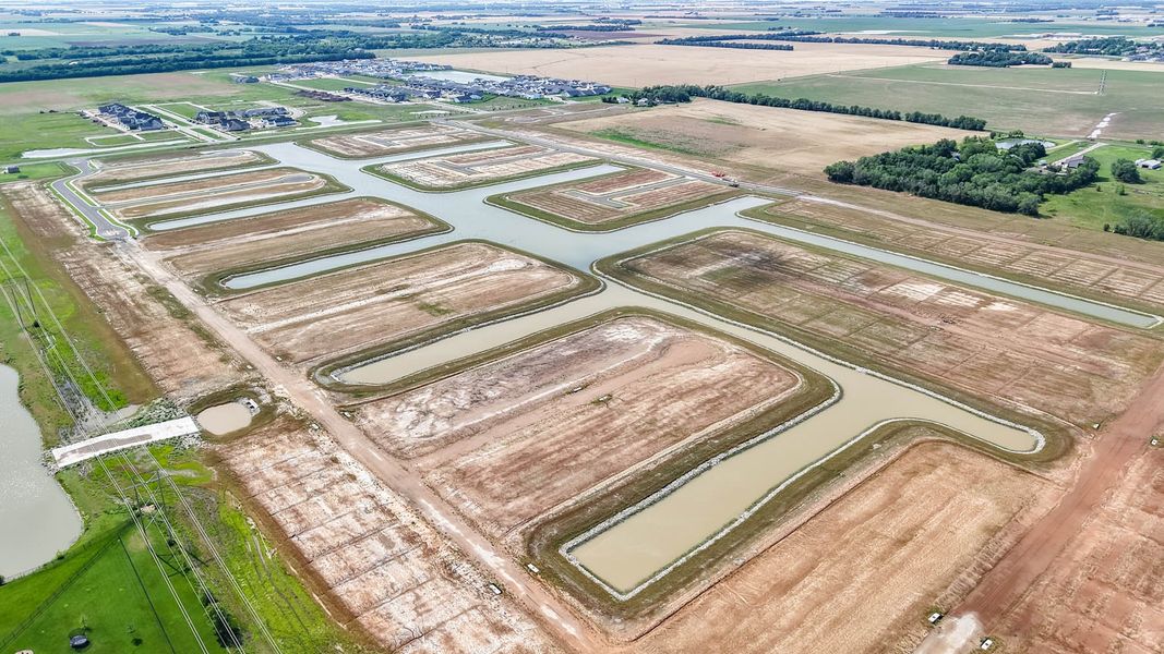 Site preparation and early development at The Courtyards at Waterford Reserve in Maize, KS (Image 19).