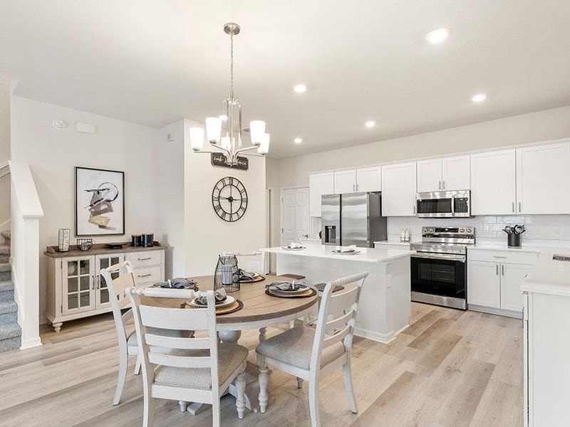 Each townhome is complete with luxurious, move-in ready features - Flora townhome by Highland Homes