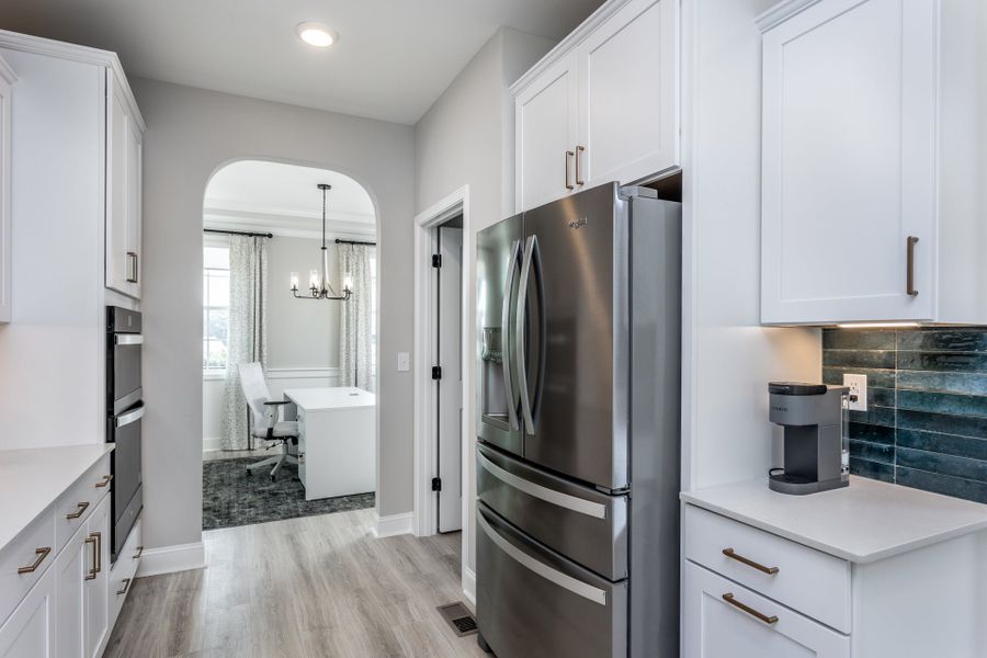 Furnished interior in a model home at The View in Durham (Image 24).