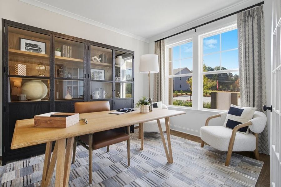 Furnished interior in a model home at Watson Park in Snellville (Image 8). Furnished interior in a model home at Watson Park in Snellville (Image 8).