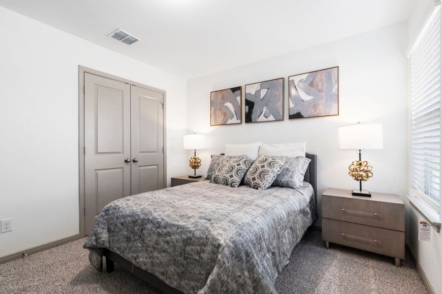 Furnished interior in a model home at South Fork in Waco (Image 15). Furnished interior in a model home at South Fork in Waco (Image 15).
