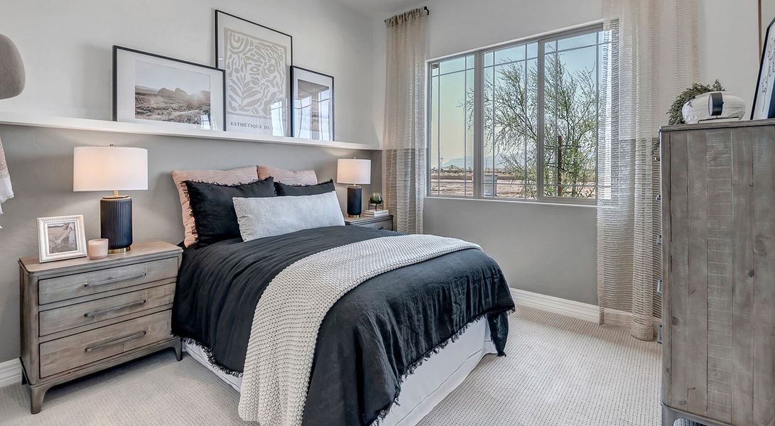 Furnished interior in a model home at Fire Sky at Alamar in Avondale (Image 27).