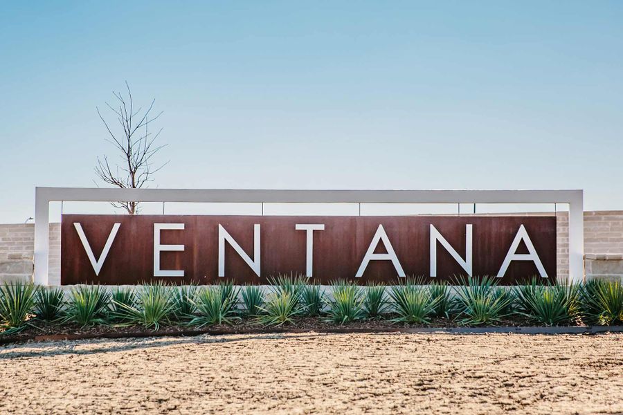 Entrance to the Ventana community in Fort Worth, TX, featuring signage and landscaping (Image 9). Entrance to the Ventana community in Fort Worth, TX, featuring signage and landscaping (Image 9).