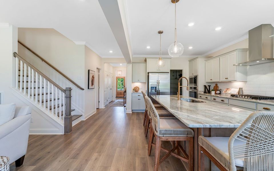 Furnished interior in a model home at The Retreat at Norman Farm in Hendersonville (Image 20).