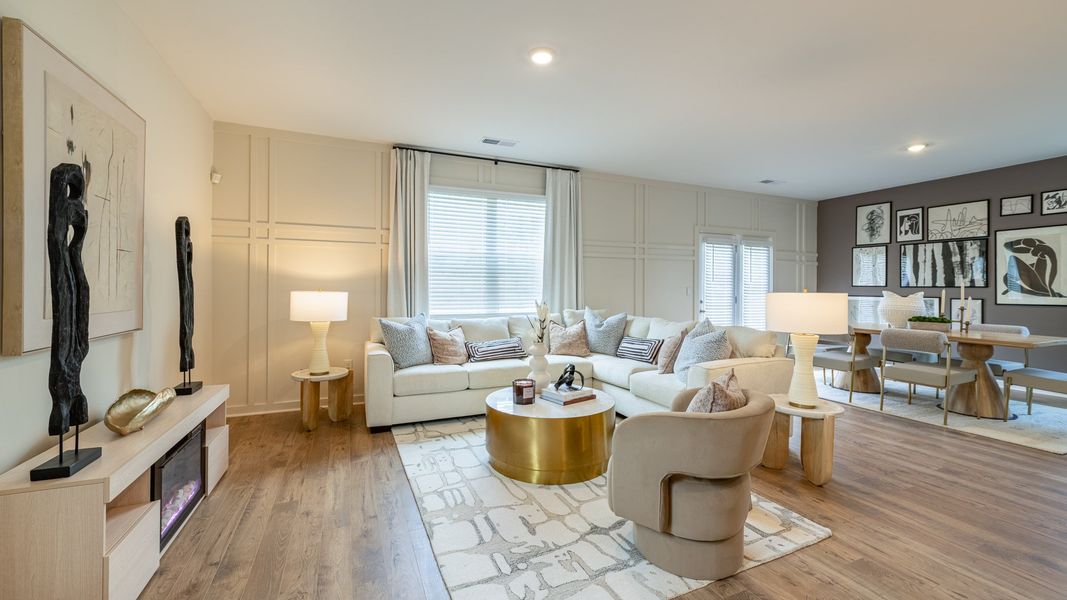 Furnished interior in a model home at Sherwood Manor in College Park (Image 4).