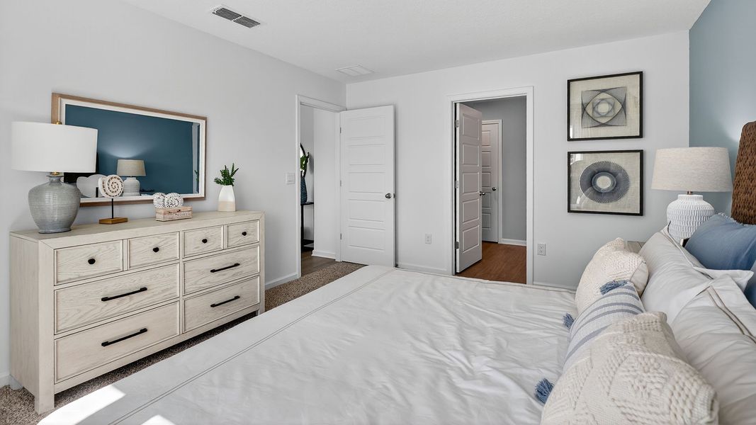 Furnished interior in a model home at Palm Coast Homesites in Palm Coast (Image 16).