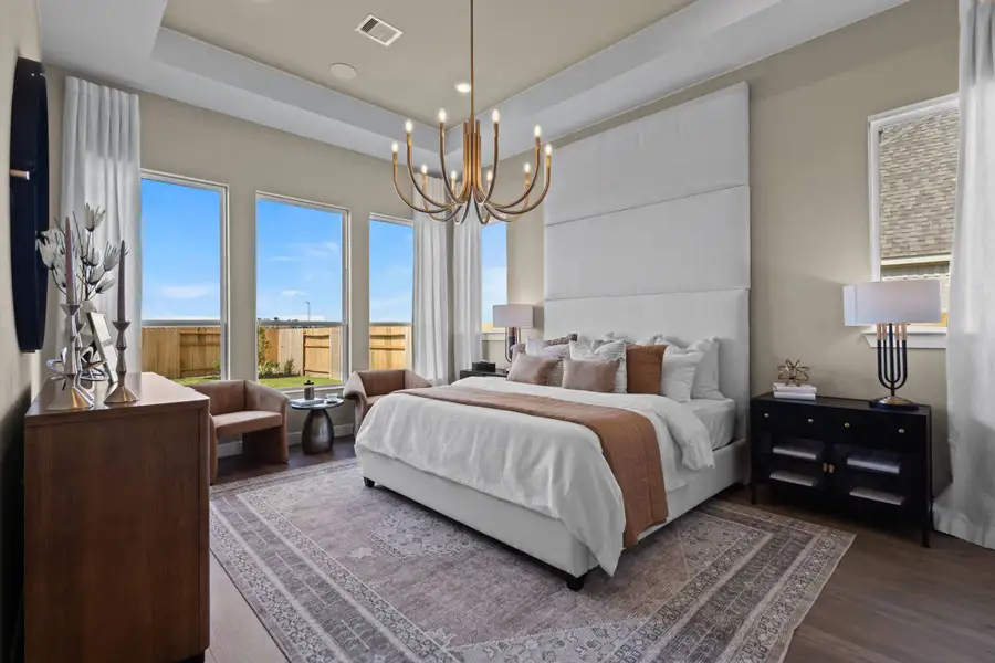 Furnished interior in a model home at Briarley in Montgomery (Image 9). Furnished interior in a model home at Briarley in Montgomery (Image 9).