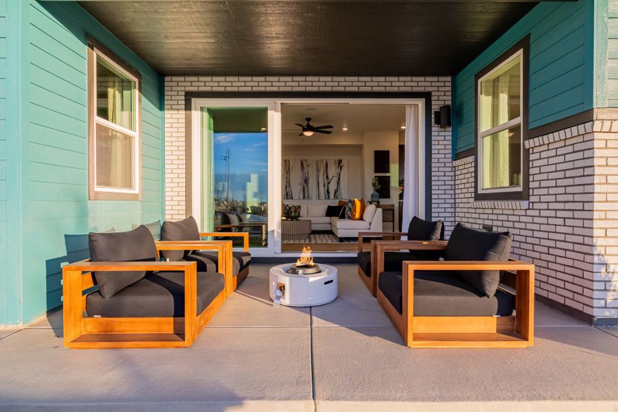 Exterior details of a home in Painted Prairie, Aurora (Image 23).