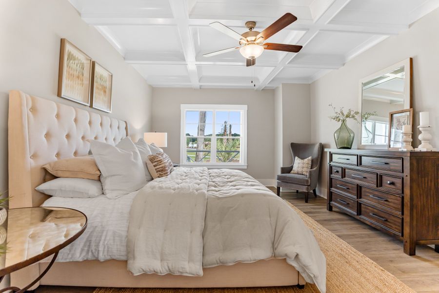 Furnished interior in a model home at The Sanctuary at Sunset Beach in Sunset Beach (Image 19).