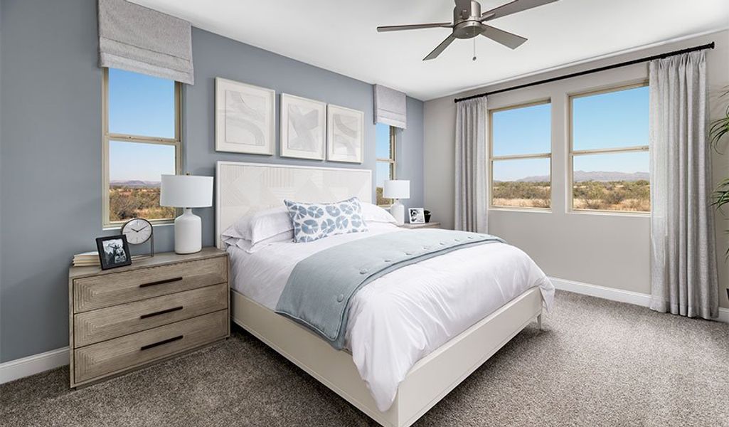 Furnished interior in a model home at Portfolio at La Jolla Vista in Goodyear (Image 3).
