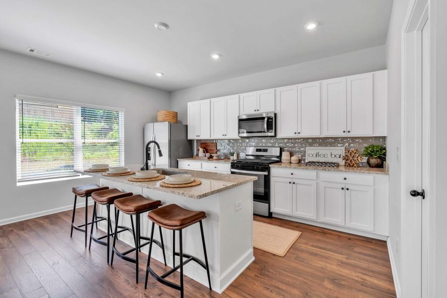 Furnished interior in a model home at Sweetlake Grove in Mableton (Image 4).