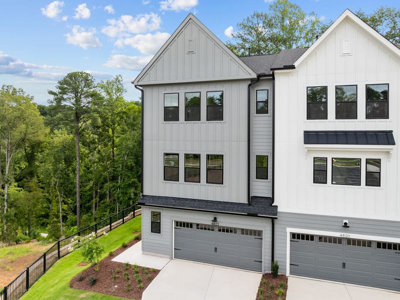 Front exterior of a home in the Elm Park community, located in Raleigh, NC (Image 6). Front exterior of a home in the Elm Park community, located in Raleigh, NC (Image 6).