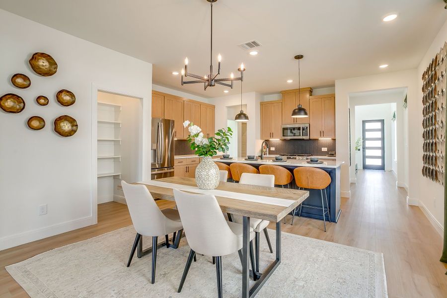 Furnished interior in a model home at Creekside in Royse City (Image 29).