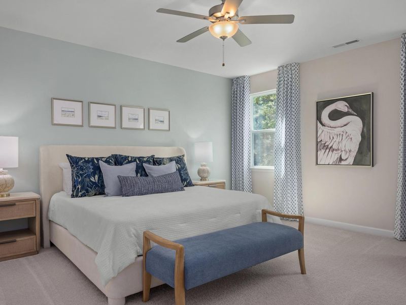 Furnished interior in a model home at Montrose in Aberdeen (Image 47).