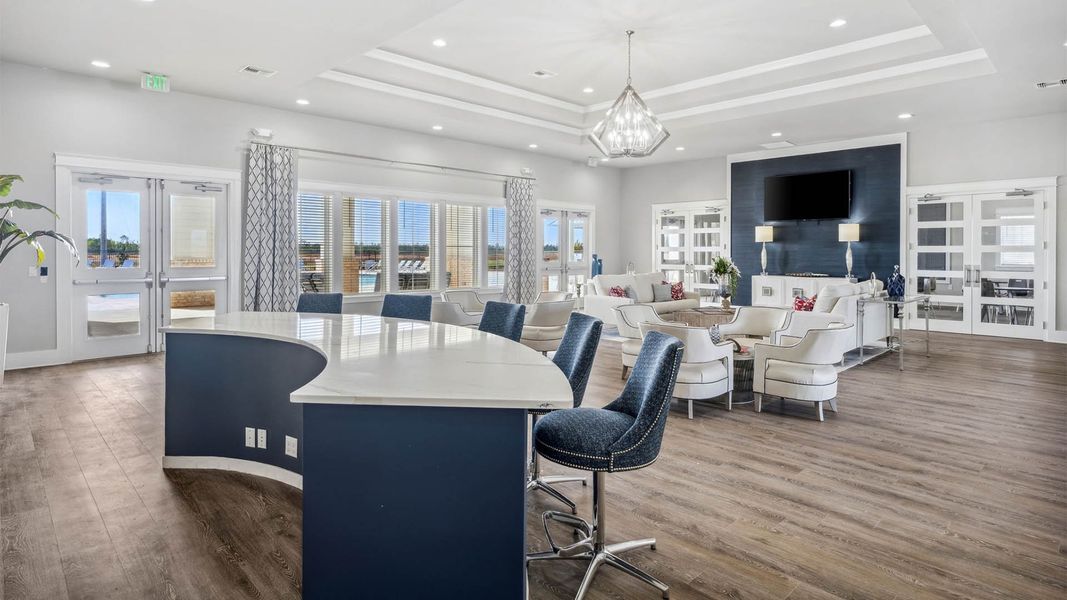 Furnished interior in a model home at Liberty in Panama City (Image 35).