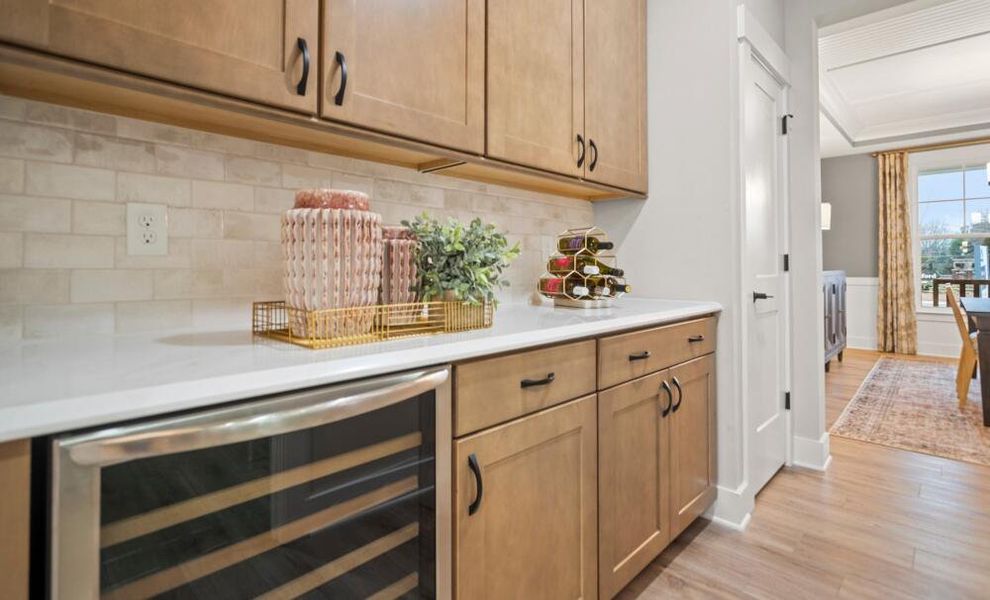 Furnished interior in a model home at Carraway in Greensboro (Image 19).