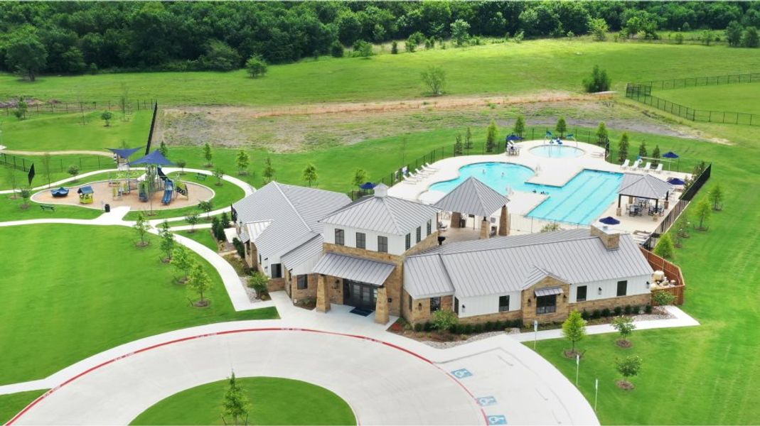 Wildcat Ranch Amenity Clubhouse Aerial 4