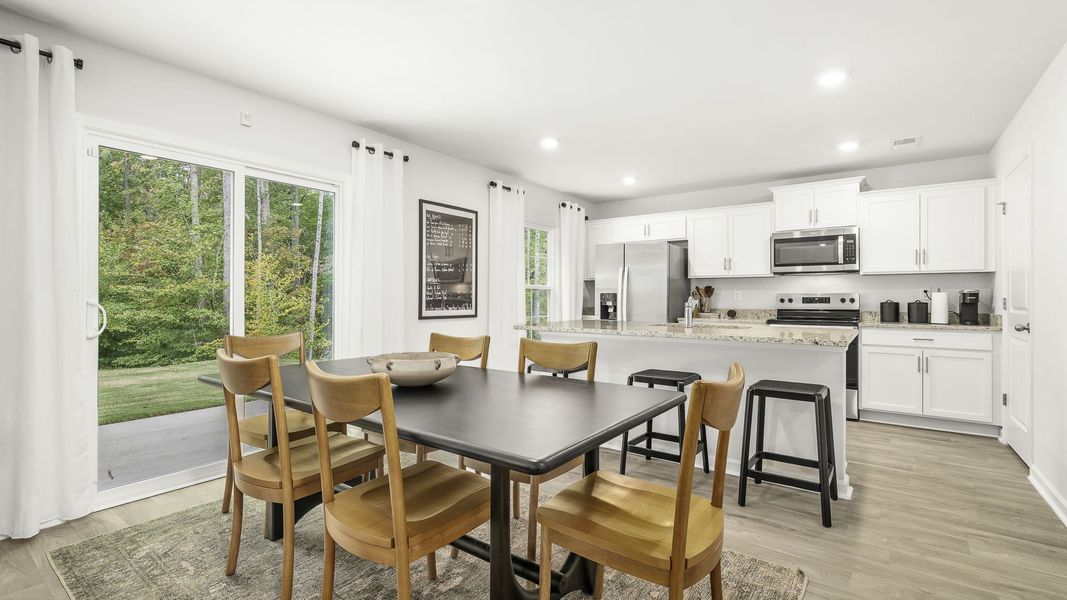 Furnished interior in a model home at Mount Hope Estates in Winston-Salem (Image 7).