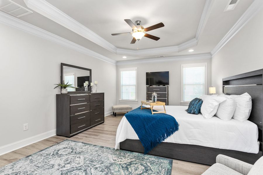 Furnished interior in a model home at Northborough in Colfax (Image 42).