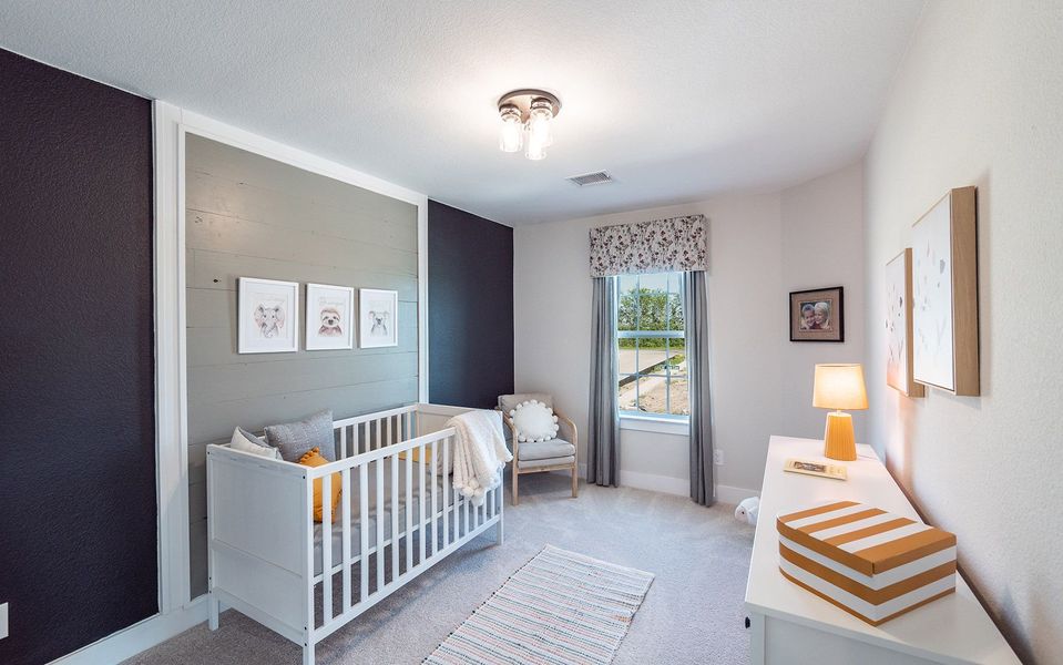 Furnished interior in a model home at The Grove in Sherman (Image 36).