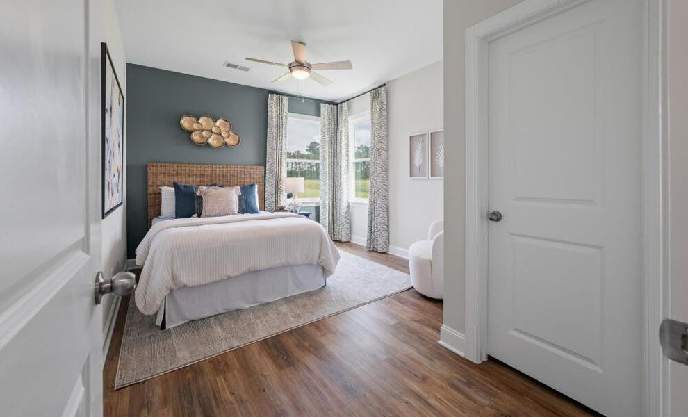 Furnished interior in a model home at Parker's Preserve in Ridgeville (Image 29).