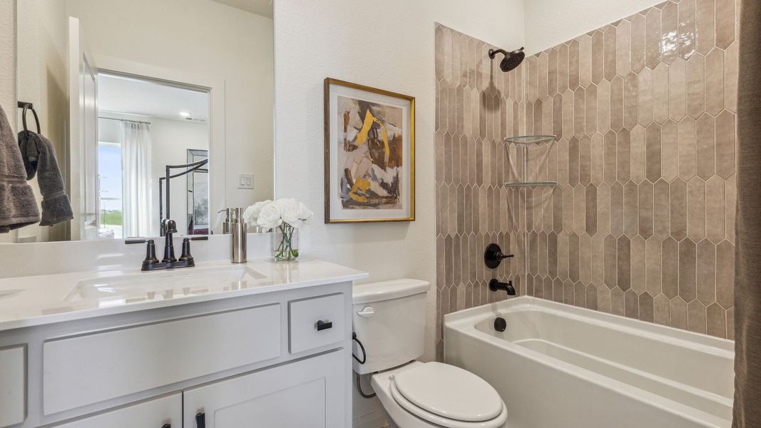 Furnished interior in a model home at Village on Main Street in Frisco (Image 43). Furnished interior in a model home at Village on Main Street in Frisco (Image 43).