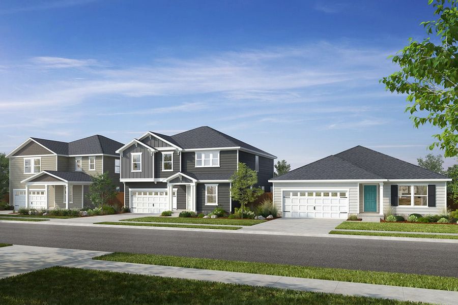 Front exterior of a home in the Gatsby Station community, located in Raleigh, NC (Image 3). Front exterior of a home in the Gatsby Station community, located in Raleigh, NC (Image 3).