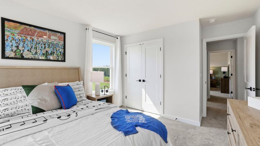 Furnished interior in a model home at Harrison Valley in Simpsonville (Image 20).